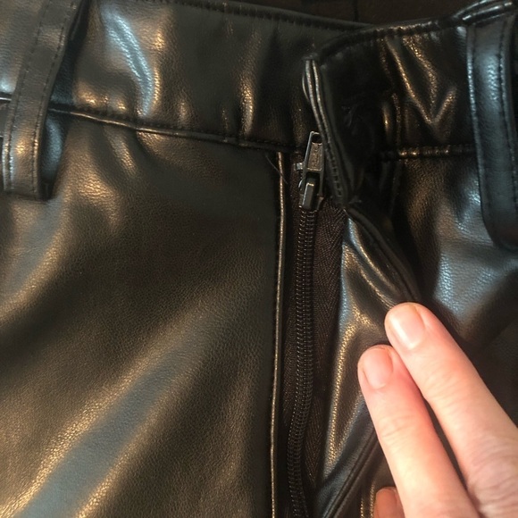 Torrid black faux leather trousers size 10 - Picture 8 of 16